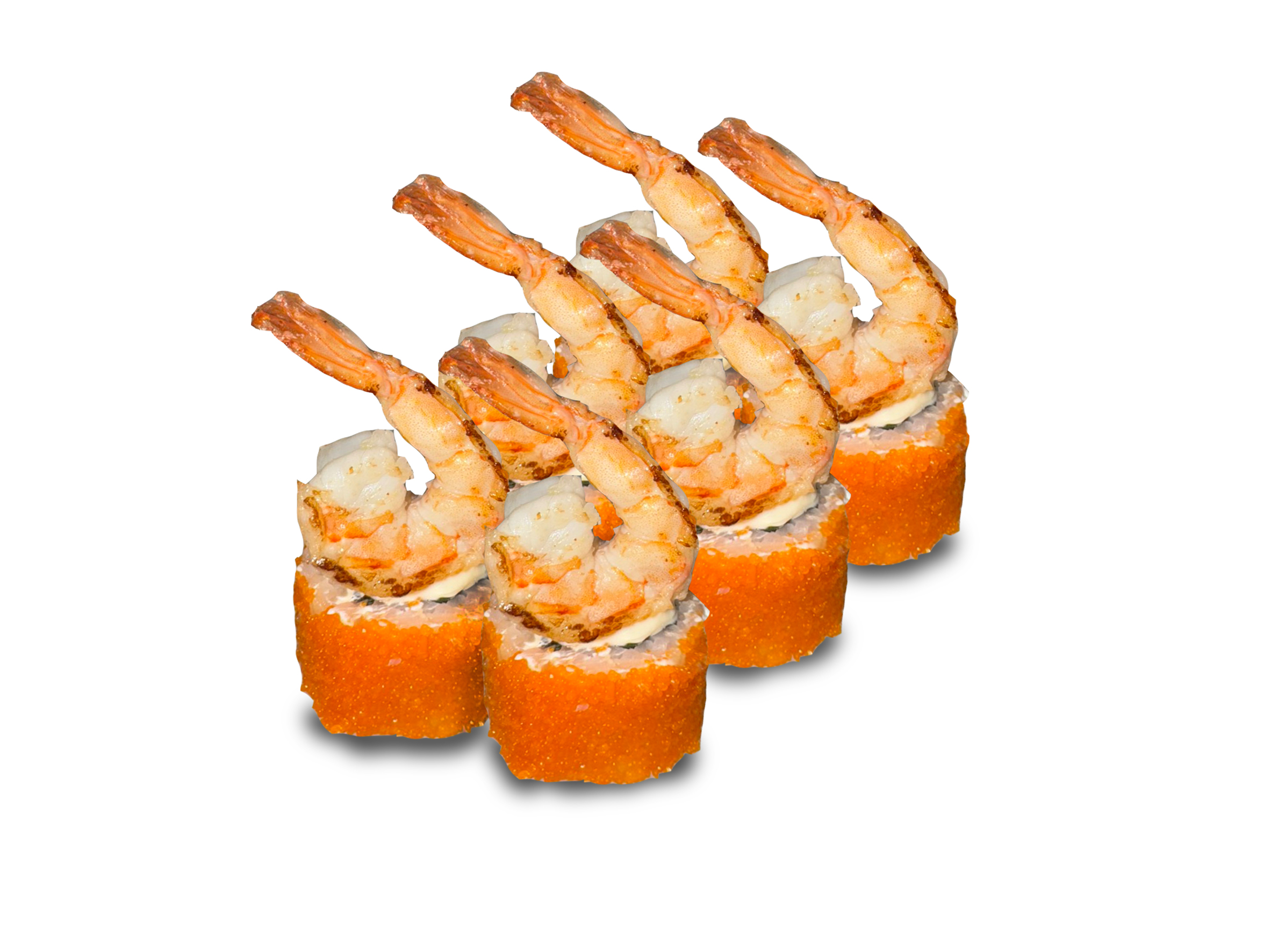 с цельной креветкой